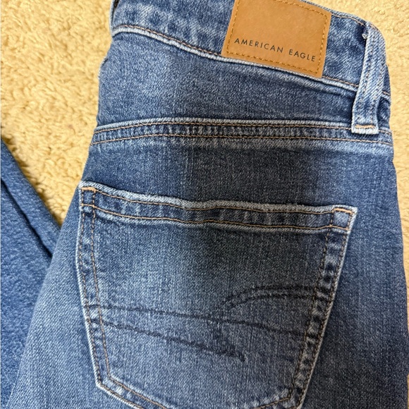 American Eagle Super High Waist Baggy Wide Leg Jean - Picture 6 of 7